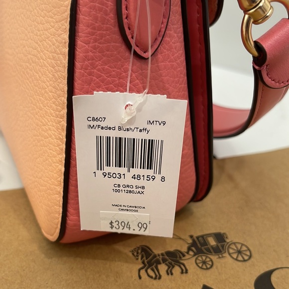 Coach Georgie Shoulder Bag In Colorblock - Picture 8 of 10